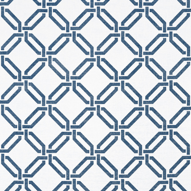 Thibaut Wallpaper Miramar Way Navy T45052 Wallpaper Paperweave U.S.A </p><p>Repeat: H: , V: 9   (22.86  cm) 36  in  (91.44  cm) - My Fabric Connection -