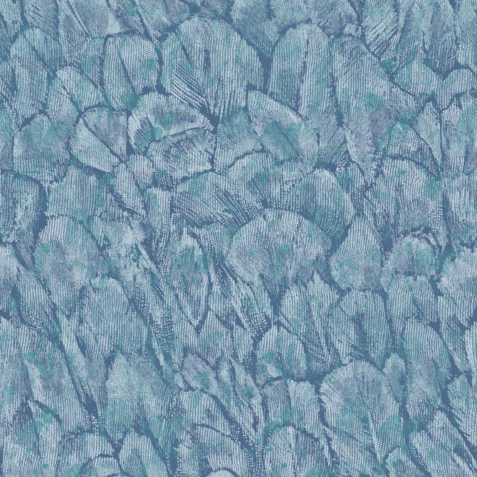 Tranquil (Wp) # 04 Lagoon by 1838 Wallcoverings Wallpaper Aurora STRAIGHT PASTE THE WALL UNITED KINGDOM V-25" 20.5"X11YD - Fabric Carolina -