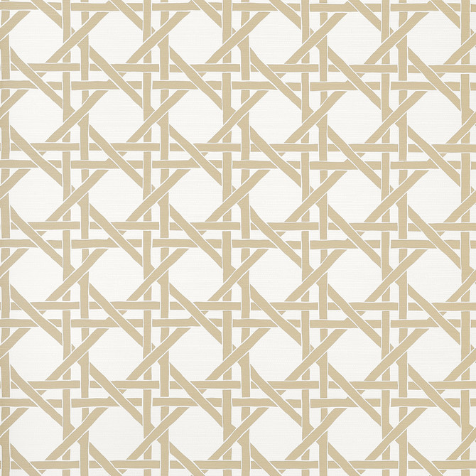 Thibaut Wallpaper Canary Trellis Beige T15817  Wallpaper Non-Woven Vinyl Wallpaper  U.S.A </p><p>Repeat: H: , V: 9  (22.86 cm) 27 in  (68.58 cm) - My Fabric Connection -