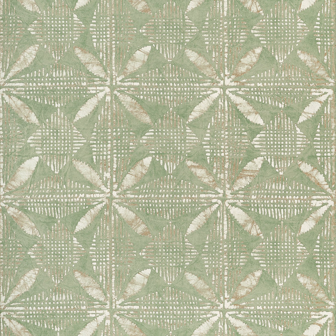 Thibaut Wallpaper Tortuga Batik Willow T15838  Wallpaper Non Woven Wallpaper  U.S.A </p><p>Repeat: H: , V: 18  (45.72 cm) 27 in  (68.58 cm) - My Fabric Connection -