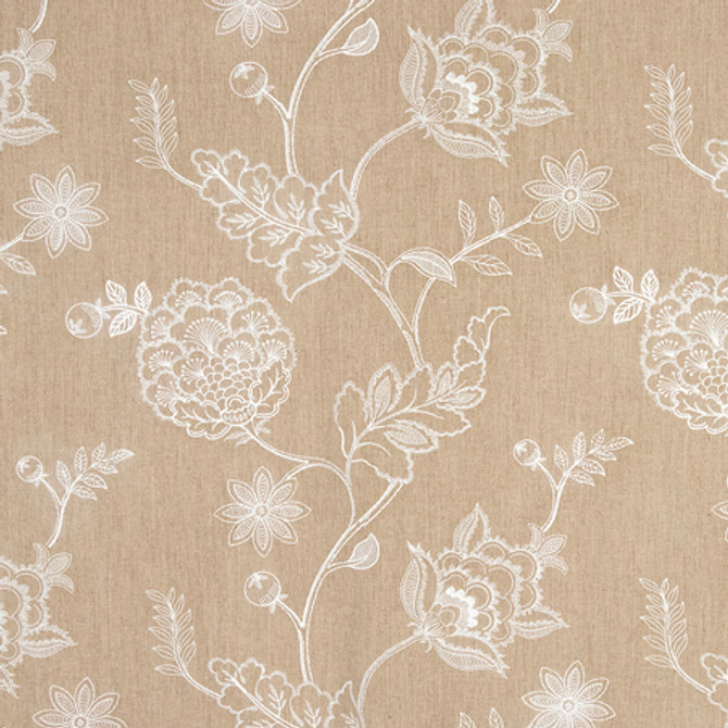 Papania Linen by Carole Fabric Earthbound 89% Polyester, 8% Cotton, 3% Linen 50,000 Wyzenbeek Double Rubs 18 1/2" V, 18 1/4" H 54" - Fabric Carolina -