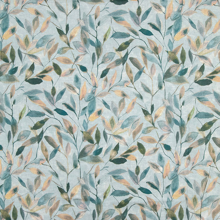 Paint Your Vision Bluebell by Carole Fabric Making Waves 55% Linen, 45% Viscose 18,000 Martindale Circular Rubs 25" V, 13 1/2" H HD 52" - Fabric Carolina -