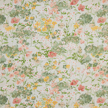 For Instance Rose by Carole Fabric Serene Green 55% Linen, 45% Viscose 18,000 Martindale Circular Rubs 25" V, 27" H 54" - Fabric Carolina -