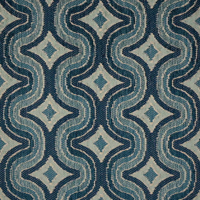 Greenhouse Fabric F6329 Waterfall - 71% Acrylic, 16% Polypropylene, 13% Polyester Belgium 102000 7.125" H, 12" V 54" - My Fabric Connection -