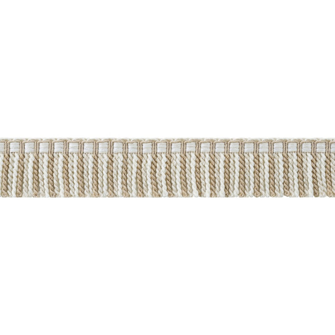 Esme Fringe Linen and Ivory AE12354 by Thibaut Trim Thibaut Trim Esme Fringe Linen and Ivory AE12354Trim ISLANDER 63% Polyester, 37% Cotton U.S.A </p><p>Repeat: H: , V: 1.5 in  (3.81 cm) - Fabric Carolina -