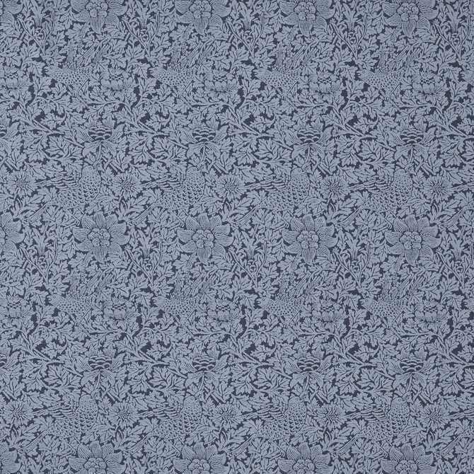 7890 Bird And Anemone Woven 3 Ink by Wmah Fabric Wmah Fabric 7890 Bird And Anemone Woven 3 InkFabric William Morris At Home The Forager 42%Pol 42%Svi 16%Cot India </p><p>Repeat: H: 6.875, V: 0.875 54 in - Fabric Carolina -
