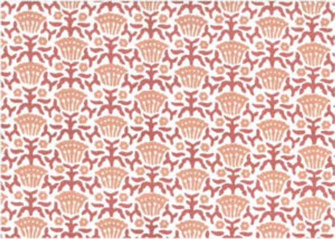 York Coral Lw by Norbar Fabric ROMANCE 100% COTTON SPAIN 3 1/2"V 2 1/4"H 55" - Fabric Carolina -