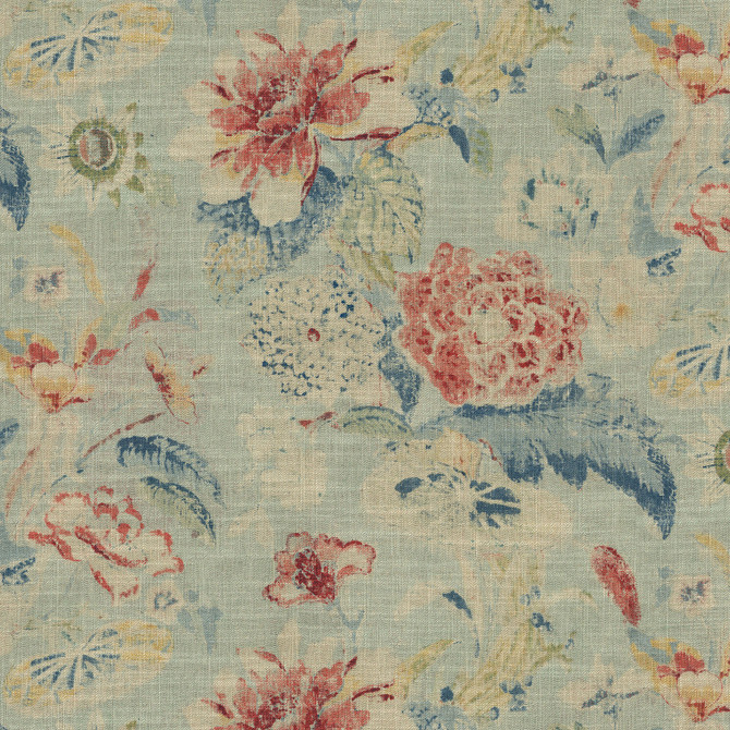 Floral Offerings Bliss 472660 by PK Lifestyles Fabric History Retold VIII 75% Cotton, 25% Linen Pakistan 51000 H: 27, V: 25.25 54 - Fabric Carolina -