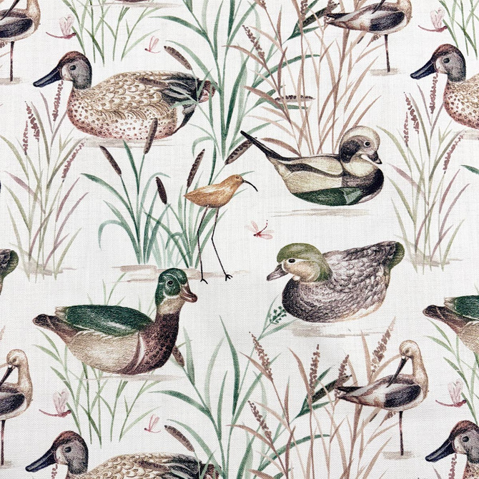 Duck Hunt Cotton by Magnolia Fabric - 100% Cotton India 10000 Horizontal: 13.5 and Vertical: 13.5 54 - Fabric Carolina -