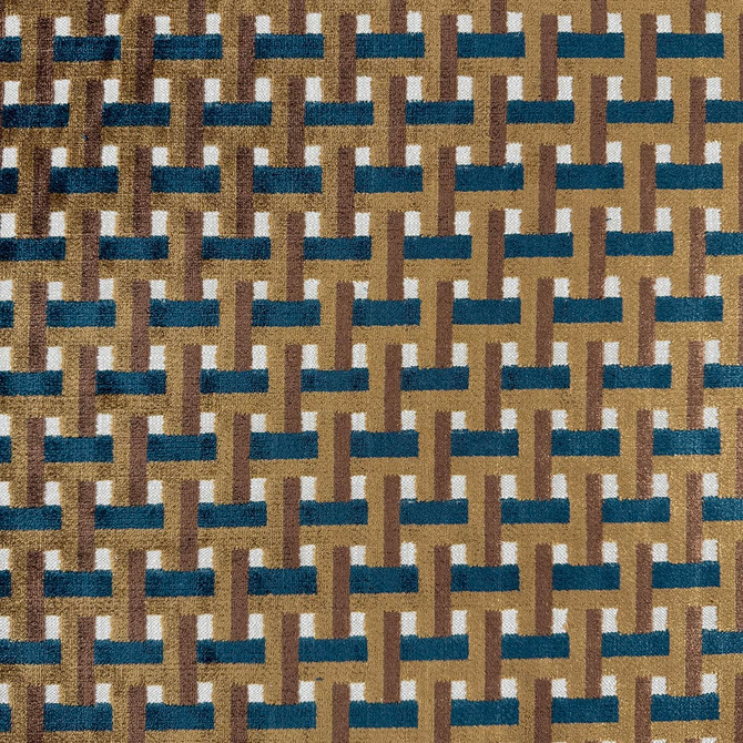 Crossings Bronze by Magnolia Fabric - 39% Viscose, 38% Cotton, 23% Polyester India 51000 Horizontal: 2.25 and Vertical: 1.875 54 - Fabric Carolina -