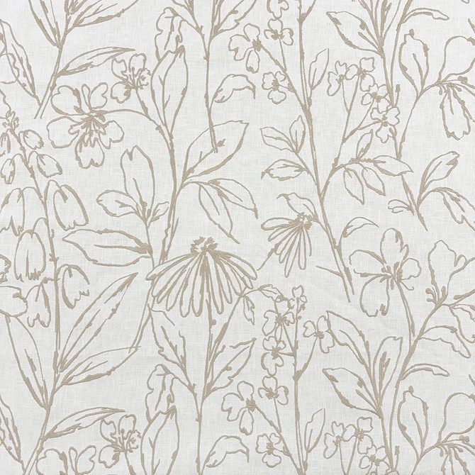 Agnes Ivory by Magnolia Fabric - 52% Poly, 48% Cotton, Emb: 100% Cotton India 3000 Horizontal: 25.5 and Vertical: 18.75 51 - Fabric Carolina -