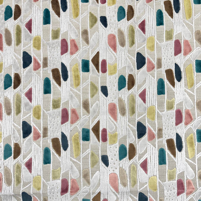 Joliet Confetti by Magnolia Fabric - 66% Poly, 34% Viscose India 30000 Horizontal: 13.75 and Vertical: 8.5 54 - Fabric Carolina -