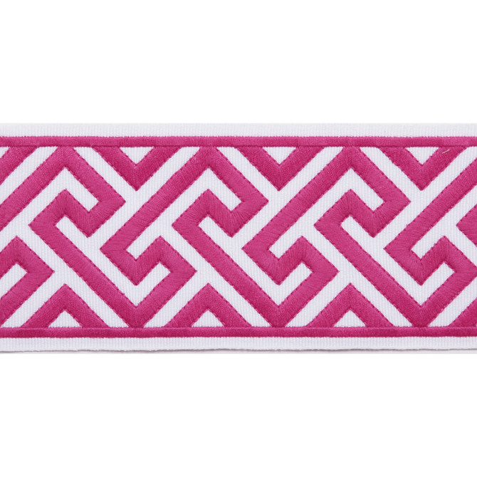 Melrose Emb Tape Peony by Magnolia Trim - 51% Fibranne, 49% Polyester China Horizontal: and Vertical: 3.5 - Fabric Carolina -