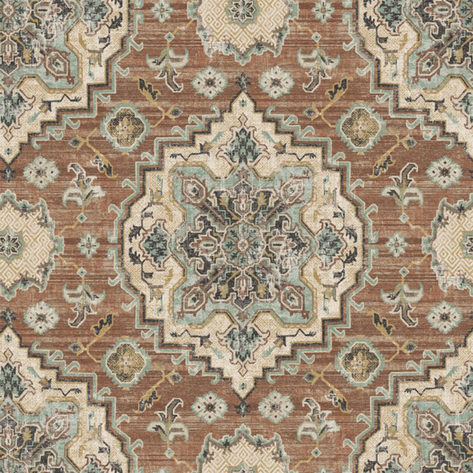 Santa Fe Adobe by RM CoCo Fabric Painter's Palette Cadmium Orange to Purple Lake 75% Cotton 25% Linen See Sample 17000 Horizontal: 27 and Vertical: 24.75 56.25 - Fabric Carolina -