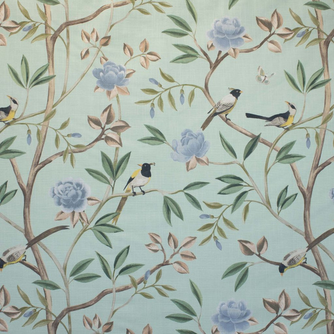 Songbird Aqua Mist by RM CoCo Fabric Painter's Palette Cerulean Blue to Viridian Green 100% Cotton See Sample 30000 Horizontal: 27 and Vertical: 27 54 - Fabric Carolina -