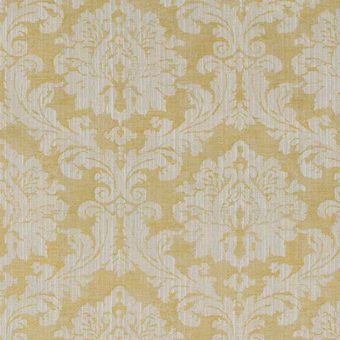 Essex Damask Buttercream by RM CoCo Fabric Gemstones II Imperial Topaz to Tibetan Coral 66% Polyester 34% Cotton See Sample 15000 Horizontal: 13.66 and Vertical: 17 55 - Fabric Carolina -