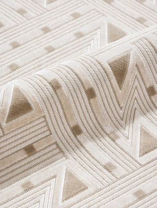 Kasai Velvet Sandstone SC273230001 by Scalamandre Fabric THE METROPOLITAN MUSEUM OF ART 72% COTTON 28% VISCOSE INDIA MEDIUM DUTY Horizontal: 13" and Vertical: 6.75" 55 - Fabric Carolina -