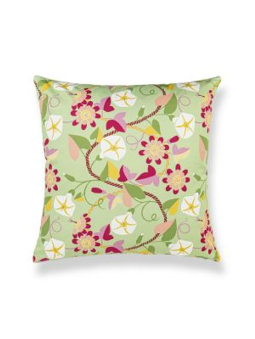 Morning Glory Pillow 22 X 22 - Meadow HNSDDK166580002 by Scalamandre Pillows COLOR POP 100% COTTON U.S.A. Horizontal: and Vertical: 0 - Fabric Carolina -