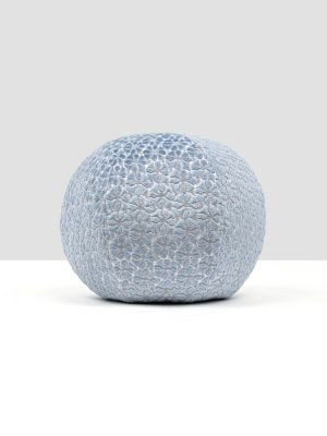 Petal Velvet Pillow 12 Dia - Cornflower HNRADK273320004 by Scalamandre Pillows COLOR POP 55% SPUN VISCOSE, 45% COTTON U.S.A. Horizontal: and Vertical: 0 - Fabric Carolina -