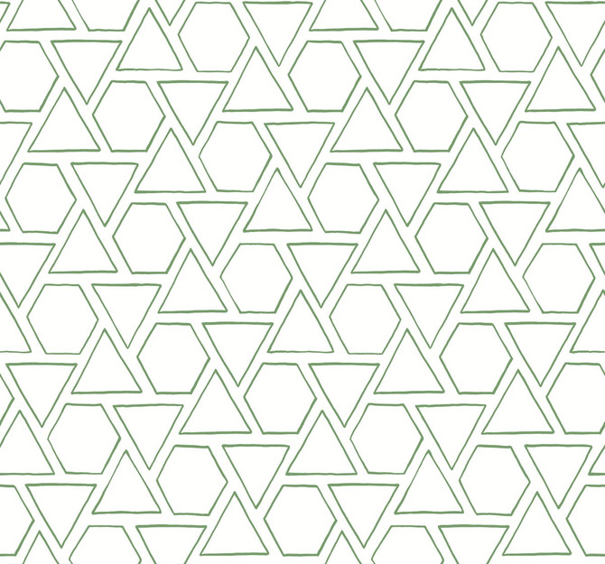Sun Shapes Greenery by Seabrook Wallpaper Beach House United States 60.75 25.2" 27" - Fabric Carolina -
