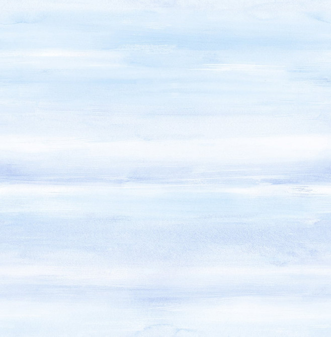 Watercolor Periwinkle and Sea Mist by Seabrook Wallpaper Day Dreamers United States 56.12 20.87" 20.5" - Fabric Carolina -