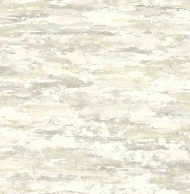 Brushstrokes Metallic Pearl and Silver by Seabrook Wallpaper French Impressionist United States 56.12 20.87" 20.5" - Fabric Carolina -