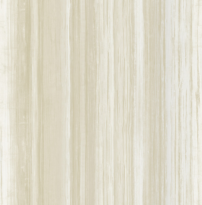 Stripe Metallic Ivory and Sand by Seabrook Wallpaper French Impressionist United States 56.12 20.87" 20.5" - Fabric Carolina -