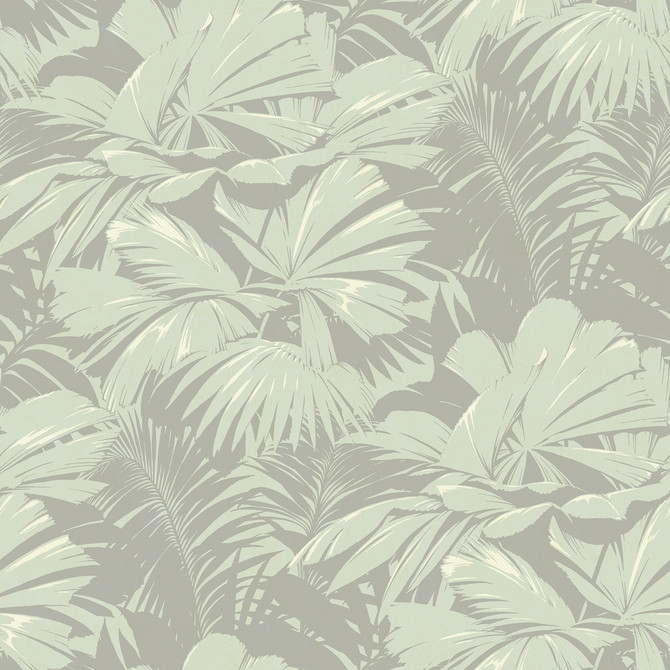 Masquerade Light Eucalyptus and Gray by Seabrook Wallpaper Nouveau Luxe United States 60.75 27" 27" - Fabric Carolina -