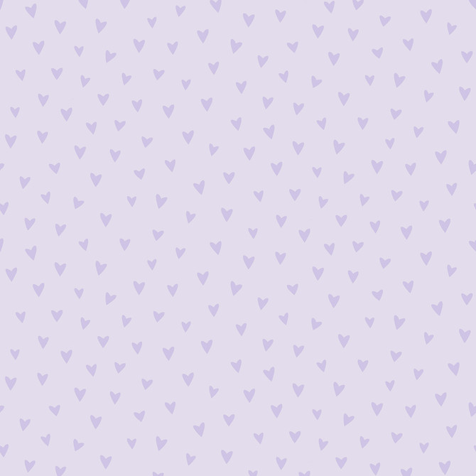 Sparkle Heart Lilac Glitter by Seabrook Wallpaper Playdate Adventure United States 56.05 10.43" 20.5" - Fabric Carolina -