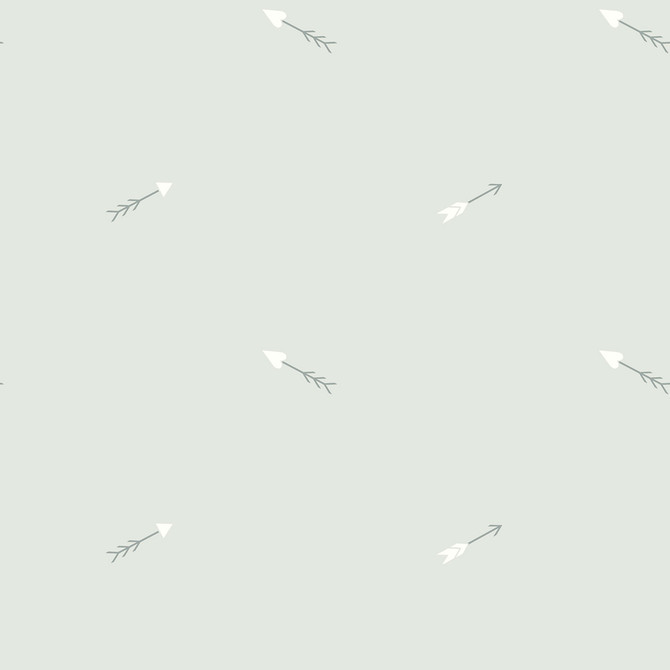 Hearts and Darts Gray and White by Seabrook Wallpaper Playdate Adventure United States 56.05 10.43" 20.5" - Fabric Carolina -