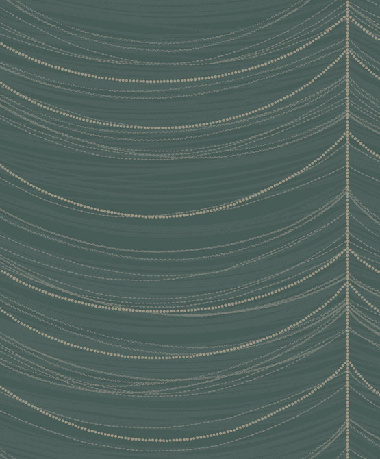 Beads Ocean Blue, Silver, and Glitter by Seabrook Wallpaper Aura Netherlands 56.05 25.2" 20.5" - Fabric Carolina -