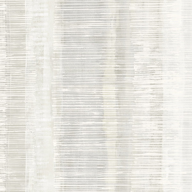 Tikki Natural Ombre Gray Mist and Ivory by Seabrook Wallpaper Boho Rhapsody United States 60.75 20.87" 27" - Fabric Carolina -