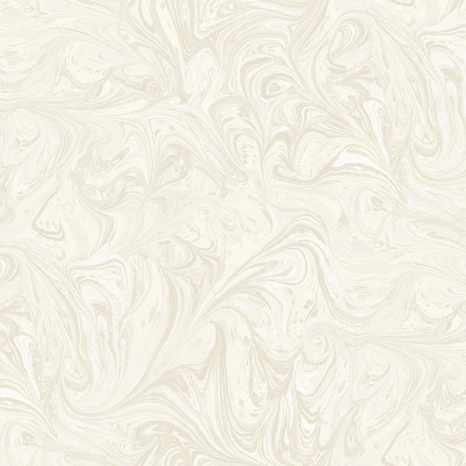 Sierra Marble Cream and Ivory by Seabrook Wallpaper Boho Rhapsody United States 60.75 18" 27" - Fabric Carolina -