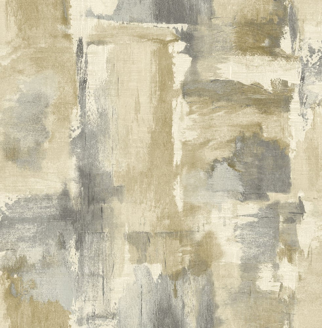 Dry Brush Faux Golden Dusk by Seabrook Wallpaper Living with Art United States 56.05 20.87" 20.5" - Fabric Carolina -