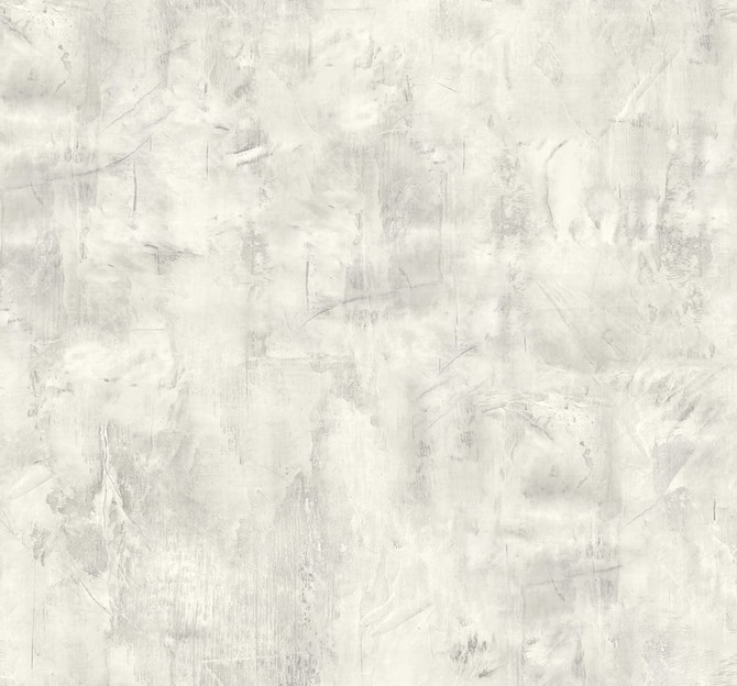 Rustic Stucco Faux Metallic Silver and Snowstorm by Seabrook Wallpaper Living with Art United States 60.53 25.2" 27" - Fabric Carolina -