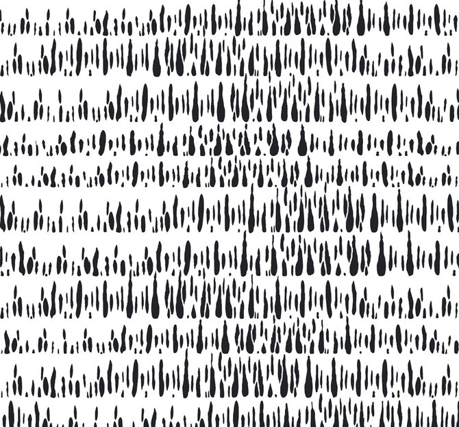 Brush Marks Black and White by Seabrook Wallpaper Living with Art United States 60.53 25.2" 27" - Fabric Carolina -