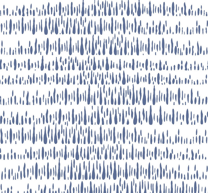 Brush Marks Navy and White by Seabrook Wallpaper Living with Art United States 60.53 25.2" 27" - Fabric Carolina -