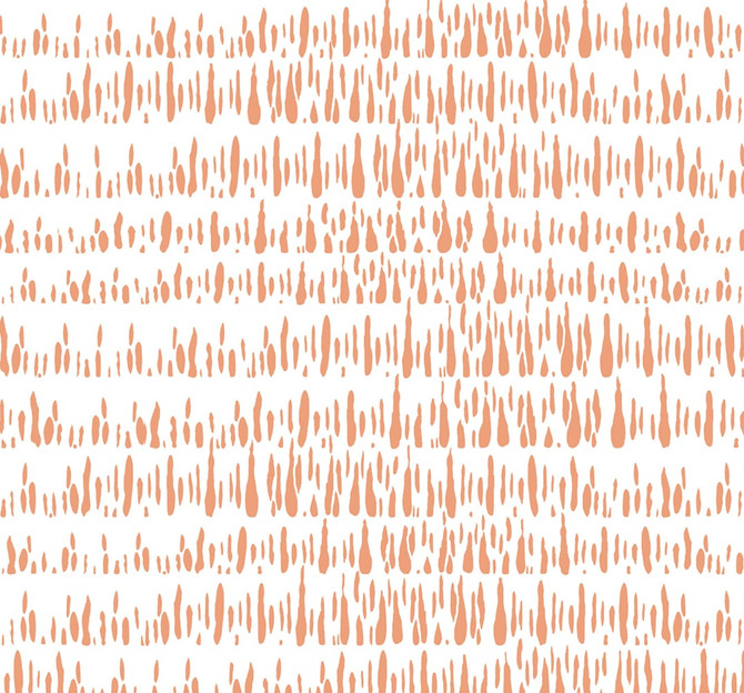 Brush Marks Fabric Orangesicle by Seabrook Wallpaper Living with Art United States 13.5 25.2" 3" - Fabric Carolina -