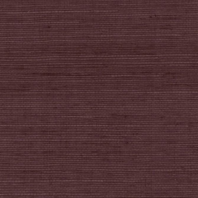 Sisal Grasscloth Deep Plum by Seabrook Wallpaper Luxe Retreat China 72 0" 36" - Fabric Carolina -