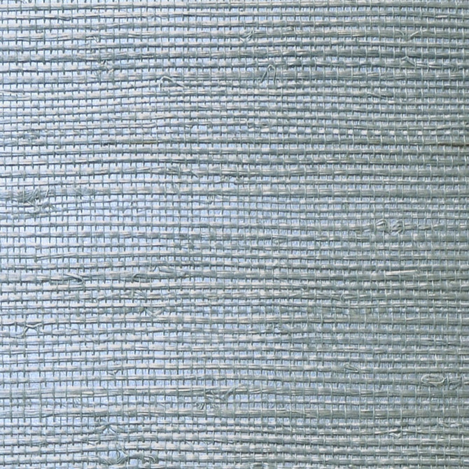 Sisal Grasscloth Metallic Frost by Seabrook Wallpaper Luxe Retreat China 72 0" 36" - Fabric Carolina -