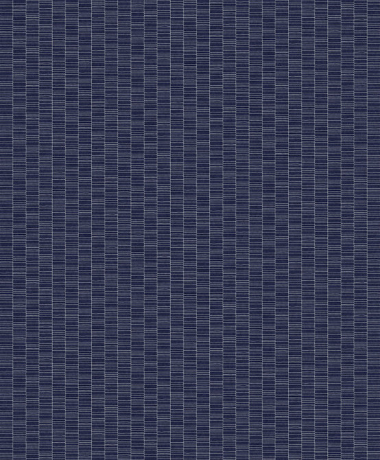 Deco Spliced Stripe Denim Blue by Seabrook Wallpaper Mondrian Netherlands 56.5 1.81" 20.5" - Fabric Carolina -