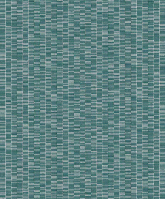 Deco Spliced Stripe Perry Teal by Seabrook Wallpaper Mondrian Netherlands 56.5 1.81" 20.5" - Fabric Carolina -