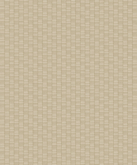 Deco Spliced Stripe Metallic Gold & Parchment by Seabrook Wallpaper Mondrian Netherlands 56.5 1.81" 20.5" - Fabric Carolina -