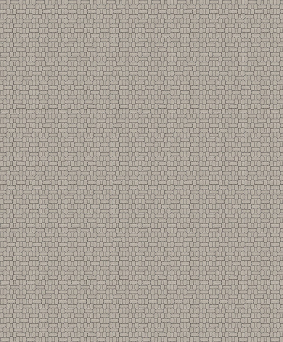 Capsule Geometric Nobel Grey by Seabrook Wallpaper Mondrian Netherlands 56.5 3.15" 20.5" - Fabric Carolina -