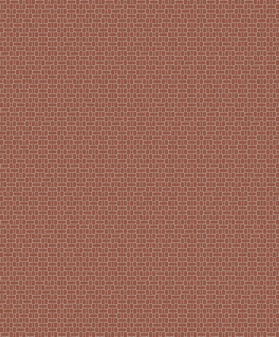 Capsule Geometric Terra Cotta by Seabrook Wallpaper Mondrian Netherlands 56.5 3.15" 20.5" - Fabric Carolina -