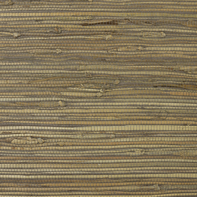 Rushcloth Saddle Brown by Seabrook Wallpaper Lillian August Grasscloth Binder China 72 0" 36" - Fabric Carolina -
