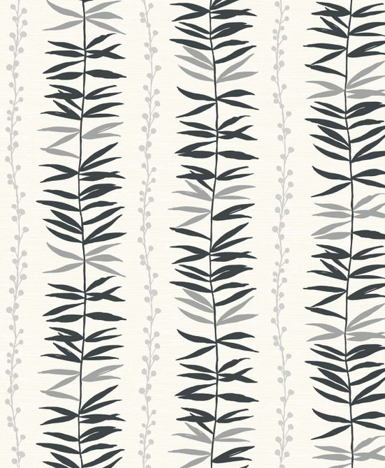Summer Garland Shadow by Seabrook Wallpaper The Simple Life Netherlands 57.5 12.6" 20.9" - Fabric Carolina -