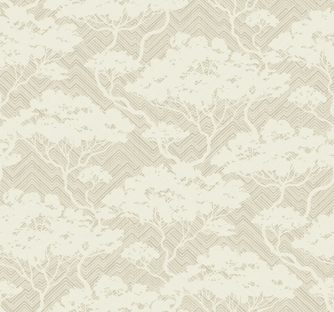 Nara Stringcloth Linen by Seabrook Wallpaper Japandi Style United States 60.53 25.2" 27" - Fabric Carolina -