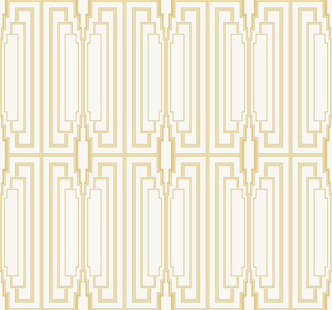Manhattan Golden Gate by Seabrook Wallpaper Deco 2 United States 60.75 12.6" 27" - Fabric Carolina -