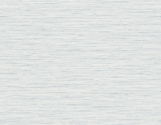 Loe Sanctuary Stria Blue Haze by Seabrook Wallpaper Coastal Haven United States 60.75 0" 27" - Fabric Carolina -